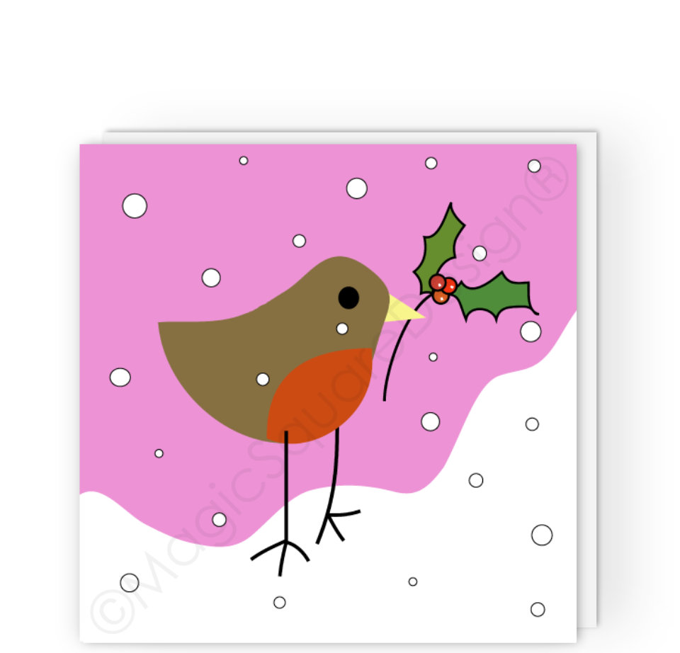HotRobin Christmas Card