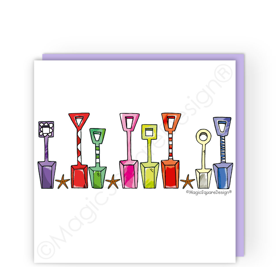 Spades Greetings Card