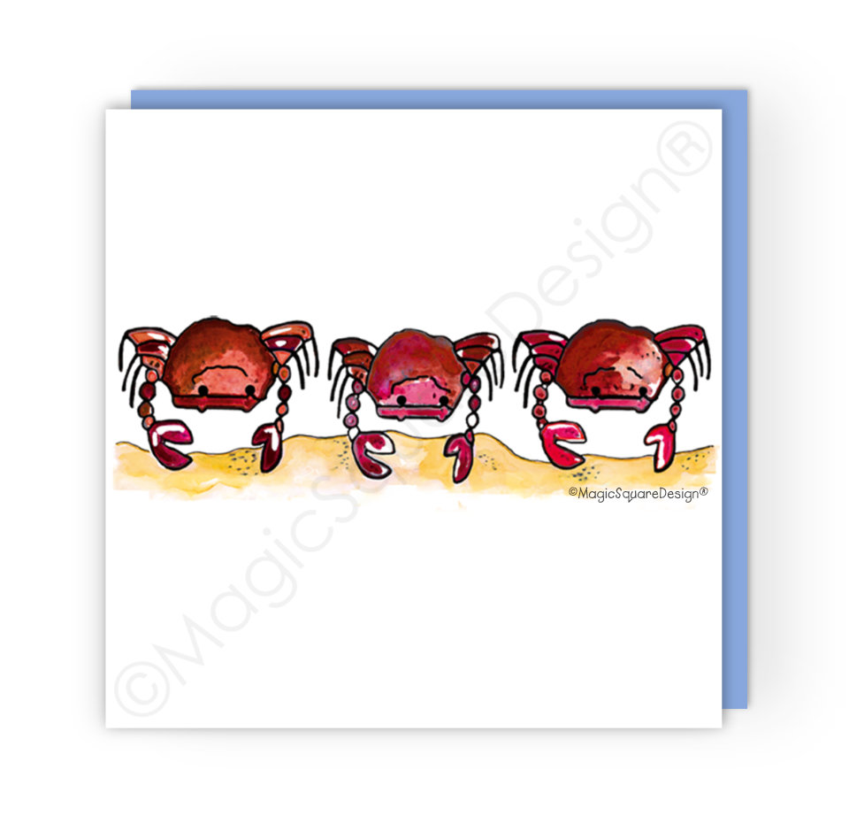 Crabs Greeting Card
