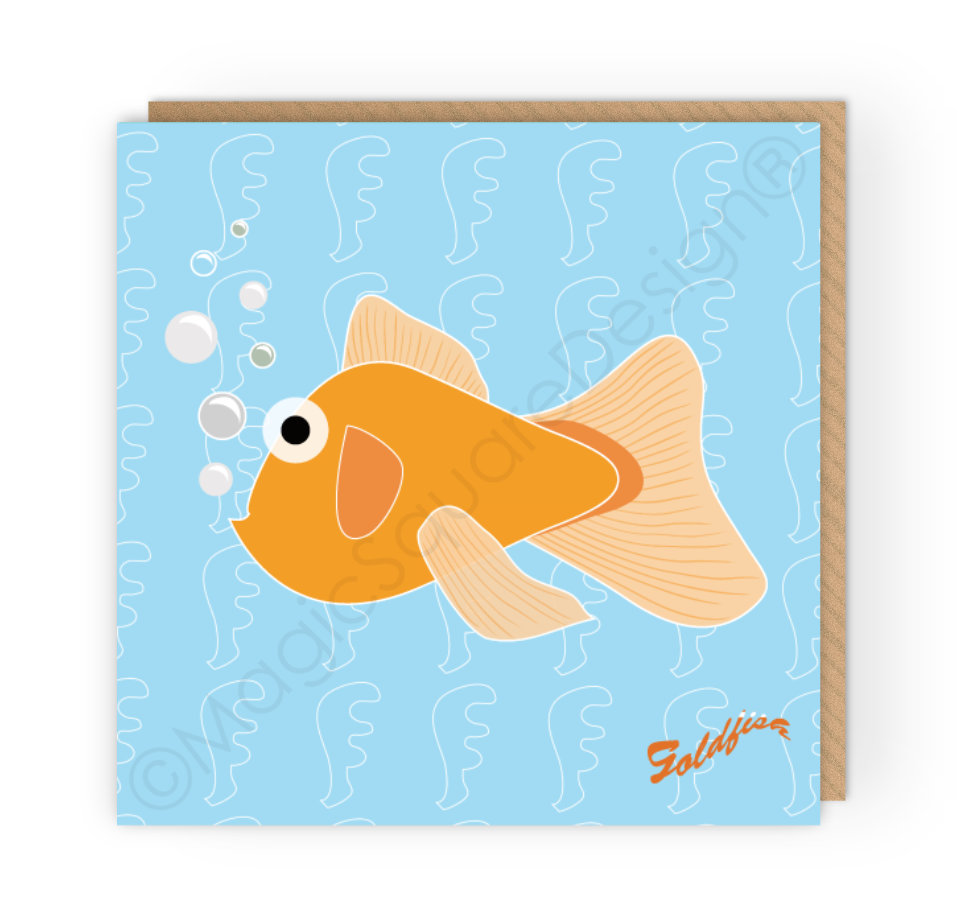 Goldfish Greeting Card