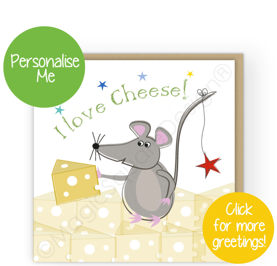 Mouse Stars Greetings Cards