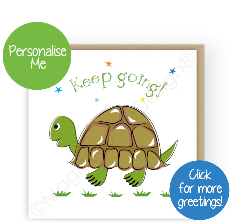 Tortoise Stars Greetings Cards